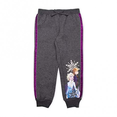 Disney 2-Pack Frozen II Joggers Pants Elsa Joggers for Girls Kids and Toddlers