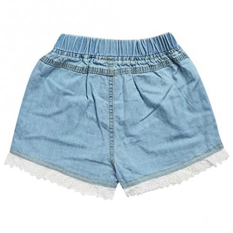 D.O.T TIK Tok Girls Summer Clothes T-Shirt with Jeans Short Pants Outfit 2 Piece Set
