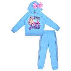 Nickelodeon JoJo Siwa Girl's 2-Piece Bows are Everything Hoodie and Jogger Pant Set