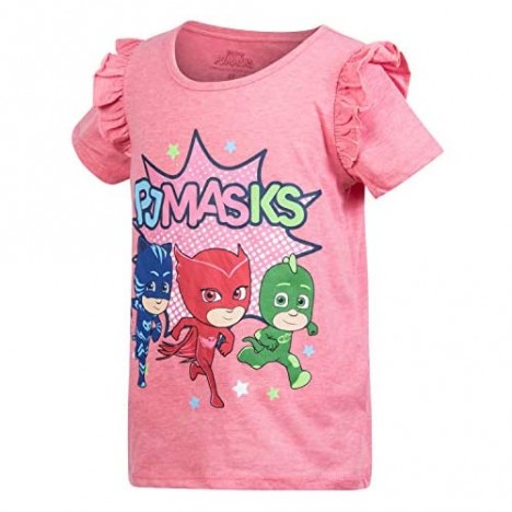 PJ Masks Toddler Girls Set - Catboy Gekko & Owlette - Owlette Hoodie T-Shirt & Sweatpants Set