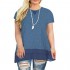 VISLILY Plus-Size Tops for Women Summer Chiffon Tunic Shirts