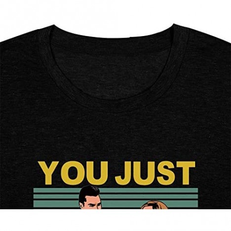 Women You Just Fold It in T-Shirt Funny Graphic Short Sleeve Tee Tops