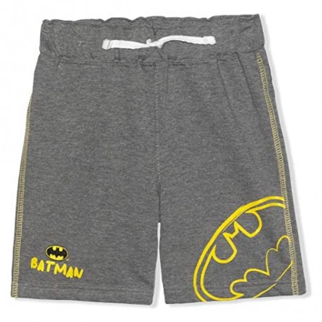 BATMAN Warner Bros Shorts Set for Boys 2 Pack Drawstring Shorts Outdoor Sports Set