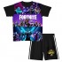 Big Boys Summer Outfits Fortnite Short Sleeve T-Shirt & Shorts Sets Playwear Youth Clothes 2 Piece