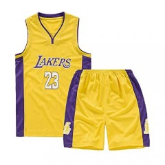 Boys Summer Basketball Jersey Short Sleeves T-Shirt + Short Pants Clothes Outfit Set