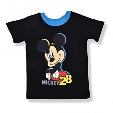 Disney Toddler Boys' 3 Piece Muscle Tank T-Shirt and Short Set
