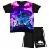 Fortnite Short Sleeve T-Shirt and Shorts Set 2 Piece Outfit Clothes Set for Boys Girls