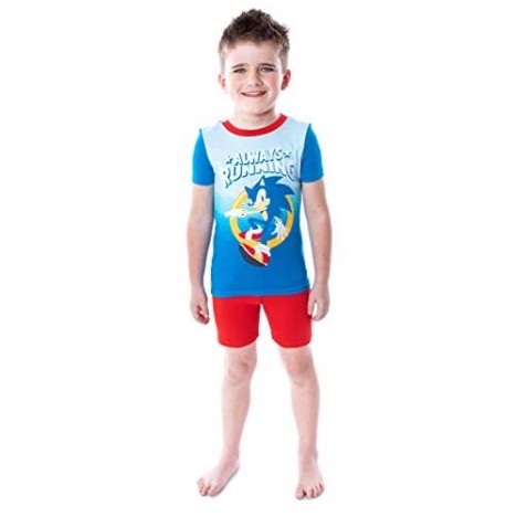 Komar Kids Boy's Sonic Four-Piece Short Sleeve Cotton Set (Little Kids/Big Kids)