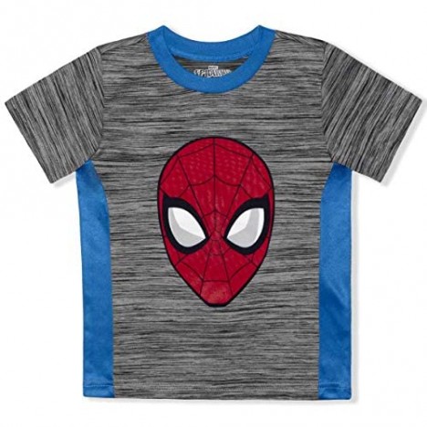 Marvel Boys 3-Piece Shirts and Short Set with Avengers Superheroes