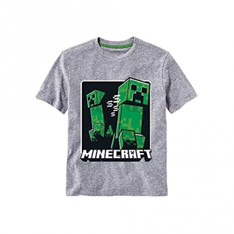 Minecraft Boys Creepers 3 Piece T-Shirt Tank Top Short Set