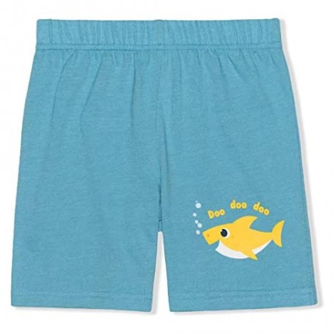 Nickelodeon Boy's 2-Piece Baby Shark Tee Shirt and Short Set