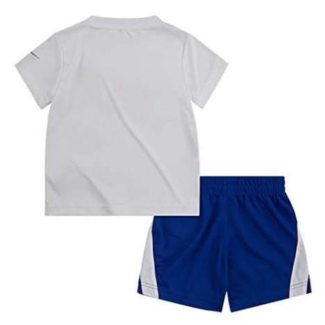 Nike Boys' 2-Piece Shorts Set Outfit (White/Game Royal