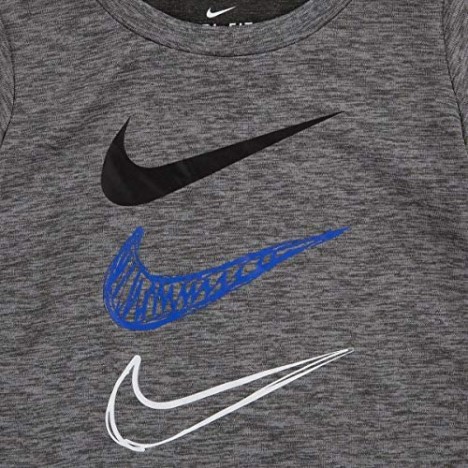 Nike Boys' Dri FIT Triple Futura Graphic T Shirt and Shorts 2 Piece Set