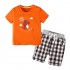 Nwada Boys Summer Shorts Sets Cotton Casual Crewneck Short Sleeve T-Shirt + Shorts 2 Piece Kids Playwear Outfits 2-7 Years