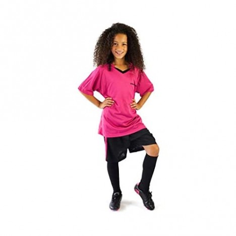 PAIRFORMANCE Boys Soccer Jerseys Sports Team Training Uniform Girls Age 6-12 Youth Shirts and Shorts Set Indoor Soccer