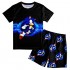 Short Sets Outfits Crewneck Short Sleeve Shirt Shorts Playwear Clothes Sets for Boys Youth