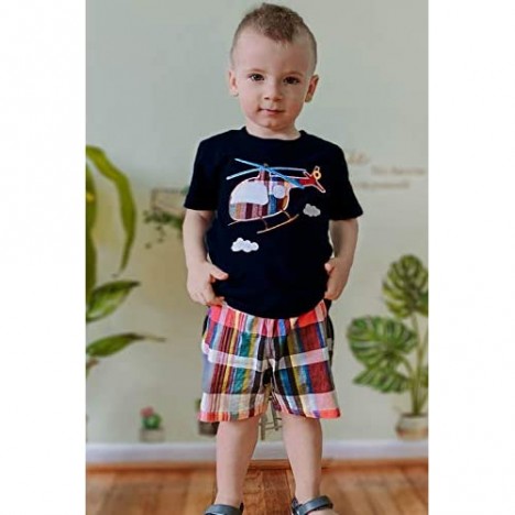 Toddler Boy's Short Sleeve T-Shirt and Short Outfit Set