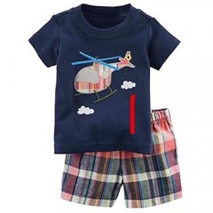 Toddler Boy's Short Sleeve T-Shirt and Short Outfit Set