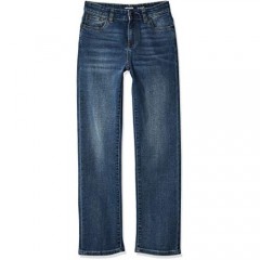 Essentials Boys' Stretch Straight-fit Jeans