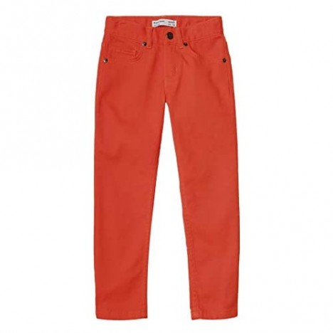 M.D.K Boys Joyful Bright Solid Color Zip Up Button Pockets Long Pants Jeans