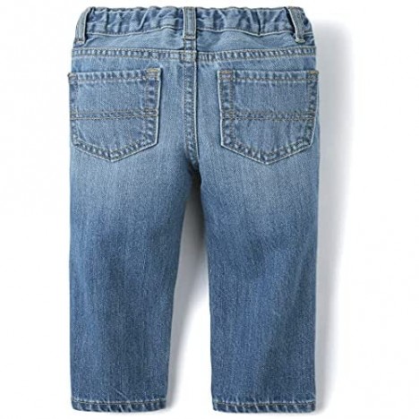 The Children's Place Baby and Toddler Boys Basic Straight Jeans 2-Pack