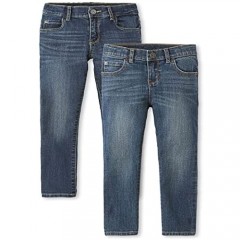 The Children's Place Boys' Two Pack Straight Leg Jeans