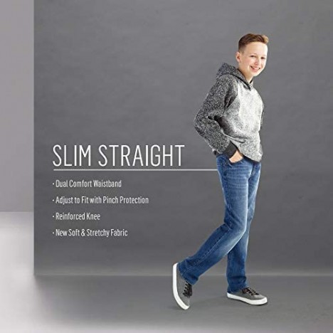 Wrangler Authentics Boys' Slim Straight Stretch Jean