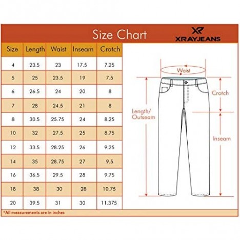 X RAY Skinny Ripped Jeans for Boys – Distressed Slim Fit Denim Pants