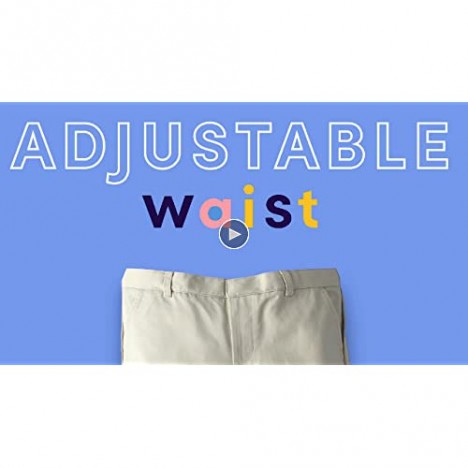 French Toast Adjustable Waist Double Knee Pant