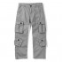 Mesinsefra Boys' Military Cargo Pants Kids Cotton Multi Pocket Casual Outdoor Trousers