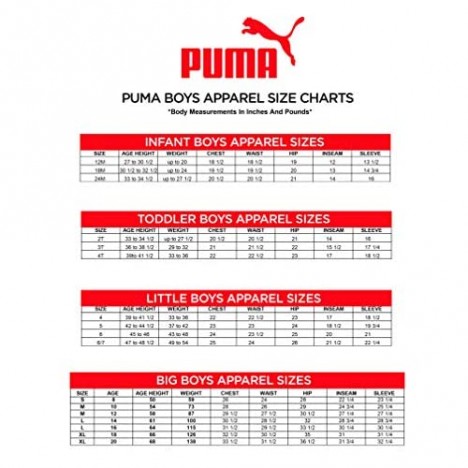 PUMA Boys' Core Logo Mesh Pant