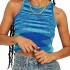 Tank Tops for Women Summer Sleeveless Crop Top High Neck Y2k Shirt
