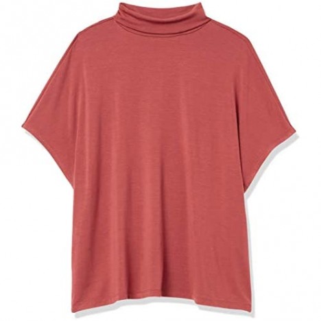 Daily Ritual Women's Soft Rayon Jersey Slouchy Pullover Top