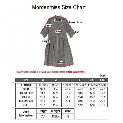 Mordenmiss Women's Half Sleeve High Low Loose Tunic Tops Casual Tee Shirts
