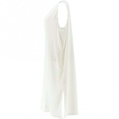 IMAN Global Chic Luxury Resort Duster Vest White 1X New 685-922