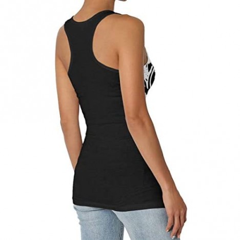 LeenLznn Layne Staley Women's Print Vest Fashion Top Vest T-Shirt