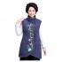 Shanghai Story Autumn Winter Bamboo Embroidery Chinese Traditional Top Womens Vest