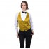 SixStarUniforms Women's Formal Business Suit Satin Fashion Vest