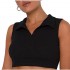 Women's Y2K Style Halter Knitted Sleeveless Blouse Striped Knitted Vest Slim Fit V-Neck Sexy Backless Crop Tops
