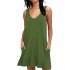 MISFAY Women's Summer Casual T Shirt Dresses Beach Cover up Plain Tank Dress with Pockets